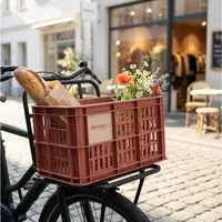 Basil Fahrradkorb Basil Crate S Fahrradkiste 17,5L terra red  29x39,5x20,5 cm, robuste