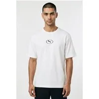 PUMA T-Shirt SPORT RELAXED GRAPHIC TEE Kurzarm, Rundhalsausschnitt, mit Print-Applikation