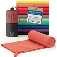 Blumtal Sporthandtuch Mikrofaser Handtuch - kompakte Mikrofaser Handtücher, Mikrofaser (inkl. Transporttasche, einzeln oder als Set verfügbar, 1-St), ultra leicht & schnelltrocknend, Reisehandtuch, Strandhandtuch