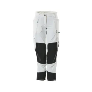 MASCOT Damen Hose mit Knietaschen ADVANCED Weiß 34 - 18378-311-06-76C34