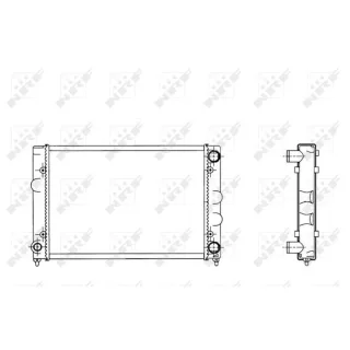 NRF Motork?hler VW Passat B3 B4 509505