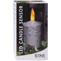 STAR TRADING LED Dekolicht LED Kerze Paula, Außen, Timer, Beige