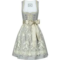 Nübler Dirndl Mini-Dirndl Flavia in Silberwolke von Nübler - Rocklänge 60 cm
