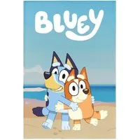 Jerry Fabrics Tagesdecke Bluey Weiche Fleecedecke 100x150 cm für Kinder & Erwachsene