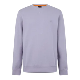 Boss - "Westart" Sweatshirt für Herren, Rundhalsausschnitt, Premium-Baumwolle (Violett)