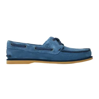 Timberland - "Classic" Strukturiert Bootsschuhe für Herren, Wildleder, Zum Schnüren (Mittelblau)