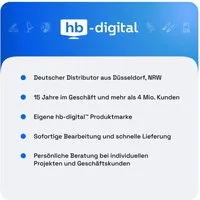 HB-DIGITAL Kabel CAT 7 Outdoor AWG23 Netzwerkkabel, Netzwerkstecker, (5000 cm), Premium Qualität mit Ø 7,2mm Außendurchmesser