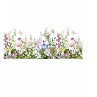 FOUORTUNATE-BEE Fenstersticker Pflanzen- & Blumen-Wandaufkleber – 40×100 cm, Dekorativer Fenster- und Wandaufkleber für Zuhause