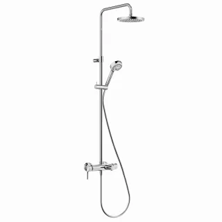 Kludi LOGO EHM Dual Shower System mit Wanneneinlauf 8 l/min chrom, 6808305-00WR9 6808305-00WR9