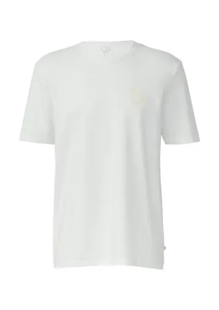 Q/S designed by - T-Shirt mit Frontprint weiß - Gr. - XXL