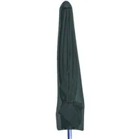 BURI Schutzplane Abdeckhaube anthrazit für Sonnenschirm 183 x 25/35cm Schutzhülle Hülle
