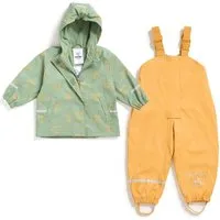 Little Tiger® Regen- und Matschjacke Regenanzug-Set für Kinder bestehend aus Regenhose und Regenjacke wasserdicht