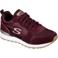 Skechers OG 85 - GOLDN GURL Sneaker Schnürschuh, Original-Retro-Jogginschuh mit Air-Cooled Memory Foam®