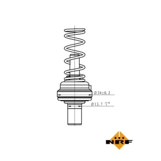 NRF Thermostat VW Passat Touran 1,4