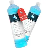 Klarberg Bodenreiniger Wischroboter Fussbodenreiniger (Spar-Set, [2-St. 2 Flaschen 332 Wischgänge bei Wassertank 600ml, 1332 Wischgänge bei 150ml)
