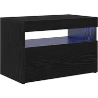 vidaXL TV-Schrank TV-Schränk Schwarz Eichen-Optik 60 x 35 x 40 cm Holzwerkstoff (1-St)