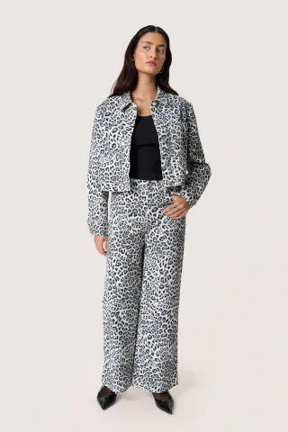 Jeanshemd SLSandja Baggy fit animal