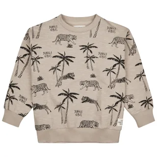STACCATO - Kn.-Sweatshirt, oversized sand-aop - Gr. - 122