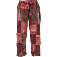 Guru-Shop Relaxhose Patchwork Yogahose, Goa Hose, Loose fit Hose -.. Hippie, Ethno Style, alternative Bekleidung