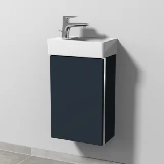 Sanipa 3way Waschtischunterbau zu Villeroy & Boch Avento Waschtisch mit 1 Tür, Marine-Matt BP6261R