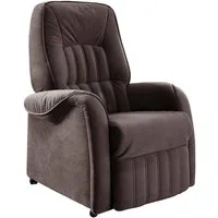 himolla TV-Sessel Fernsehsessel FRED, Braun, Polyester, 2-motorig, Elektrisch verstellbar