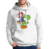 Blondie & Brownie Hoodie Herren Yoshi & Mario Konsole Retro Super Luigi Retro Herren Hoodie Yoshi Mario Luigi Konsole Retro Super Gaming Fanwear