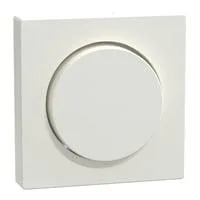 Zentralplatte mit Drehknopf für Dimmer im Design System M, Typ MEG5250-0319 weiß (glänzend), Retail