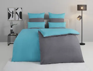 TOM TAILOR HOME Bettwäsche "Henry" 3 Stk. Bettwäsche aus Baumwolle, mit GRATIS-Zugabe: Sporthandtuch