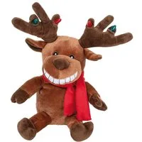 Versand-Richter Weihnachtsfigur Weihnachtsrentier, Bewegung und Musik