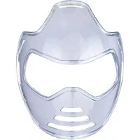 Top Ten Kopfschutz Gesichtsmaske SafeStrike für Kopfschutz Avantgarde Plexi Visier Maske (Stück, WAKO approved), bruchsicheres Polycarbonat, transparent für uneingeschränkte Sicht