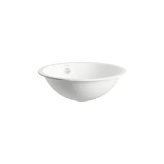 Laufen FORM Einbauwaschtisch H517FM50001091 450 x 450 x 159 mm, rund, ohne Hahnloch, mit Überlauf, weiß
