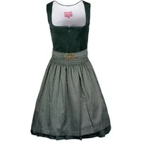 Krüger Madl Dirndl Dirndl Alisha 60cm Länge dunkelgrün