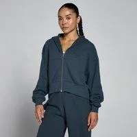 MP Damen Lightweight Loopback Zip Through Hoodie - Faded Blue - XXL
