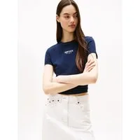 Tommy Jeans Kurzarmshirt TJW SLIM ESSENTIAL LOGO2 TEE EXT
