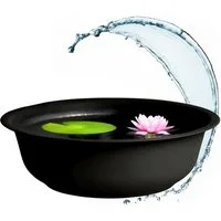Spetebo Pflanzkübel - Mini Teich Garten Schale (Anzahl, 1 St., Stück), wetterfestes und robustes Material