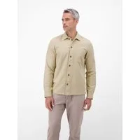 LERROS Langarmhemd Overshirt aus 100 % Baumwolle, unifarben
