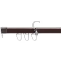 Liedeco U-Schiene U-STORELAU01GS, 1-läufig, Fixmaß, Metall