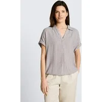 TOM TAILOR Kurzarmbluse Blusen & Shirts Loose Fit Bluse mit Streifenmuster
