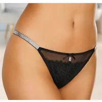 LASCANA String mit edlen Strassbändern, sexy Dessous, Reizwäsche