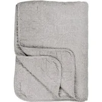 Wohndecke Ib Laursen Decke Quilt Tagesdecke Überwurf Gestreift Grau Weiß, Ib Laursen