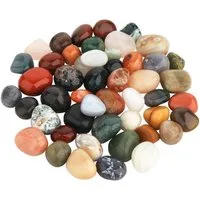 NKlaus Mineralstein 500g Indien Mix Trommelsteine Handschmeichler 20 -