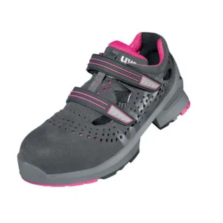 uvex 1 ladies Sicherheitsschuh S1 Damen Sandale gelocht grau/pink 36 - 8560836