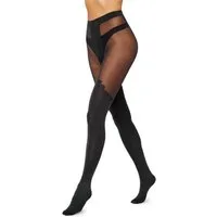 Merry Style Strumpfhose Damen Strümpfe MS 389 Feinstrumpfhose 60 DEN (1 St) mit Muster, aus Mikrofaser