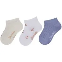 Sterntaler® Sneakersocken Sneaker Socken 3er-Pack Hippo (3-Paar, Sneaker Socken 3er-Pack Hippo) Sneaker Socken 3er Pack mit Hippo, Anker & Rippe, Baumwolle, elastisch