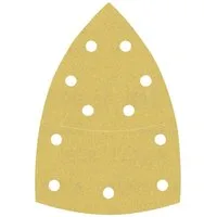 BOSCH Schleifpapier Schleifpapier mit 11 Löchern für Multischleifer, 102 x 62 mm, gelocht
