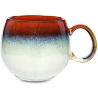 MAOCI teaware for your life Tasse Jumbotasse rot hellblau Keramik 0,5 L, 1-tlg.