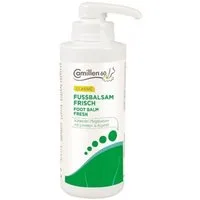 Camillen 60 Fußpflegecreme Fussbalsam Frisch - kühlender Pflegebalsam mit Pumpe - 500ml