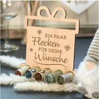Spruchreif® Spardose Geldgeschenk für Camper, Geschenkidee Camper, Outdoor Geschenk, Holzgeschenk