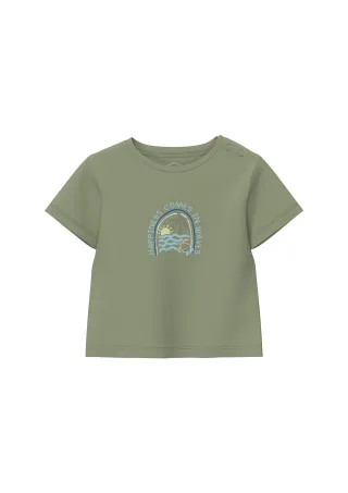 s.Oliver - T-Shirt olive - Gr. - 74