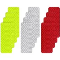 FELIXLEO Reflektorband 150 Reflektoren Aufkleber Set Wasserdicht für Fahrrad und Rucksack, (1 St)
